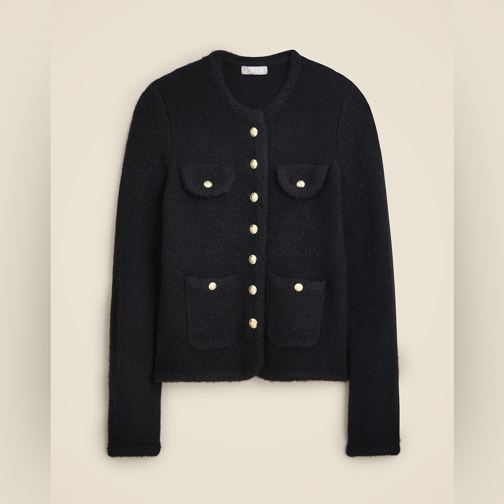 J.Crew Textured sweater lady jacket CB931